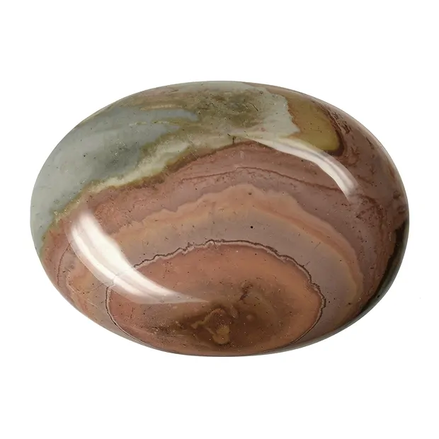 Piedra en forma de jabón (jaspe policromo), 6,0 - 7,0cm | Marco Schreier