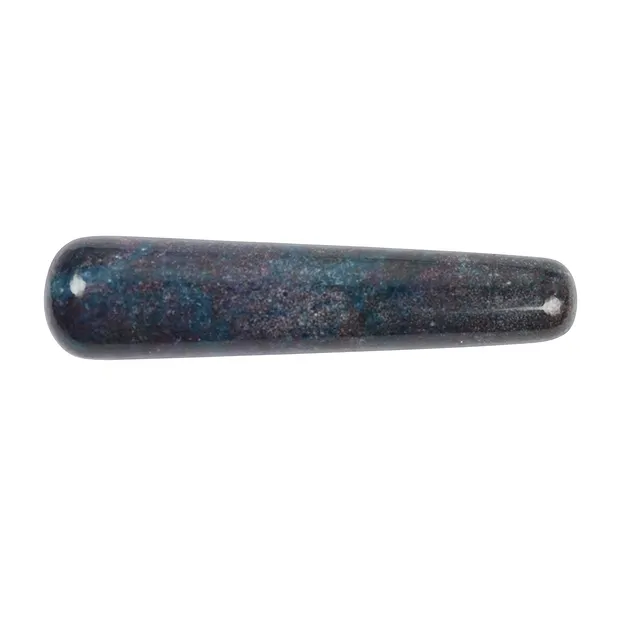 Massagestab Disthen mit Rubin, 10-11cm | Edelsteine, Heilsteine & Schmuck-Handel