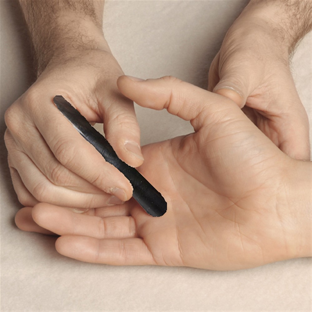 Massage stylus Obsidian (Midnight Lace Obsidian) | Marco Schreier