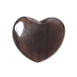 0548620060 Heart flat, Obsidian (Midnight Lace Obsidian), 4,0 - 4,5cm | Marco Schreier