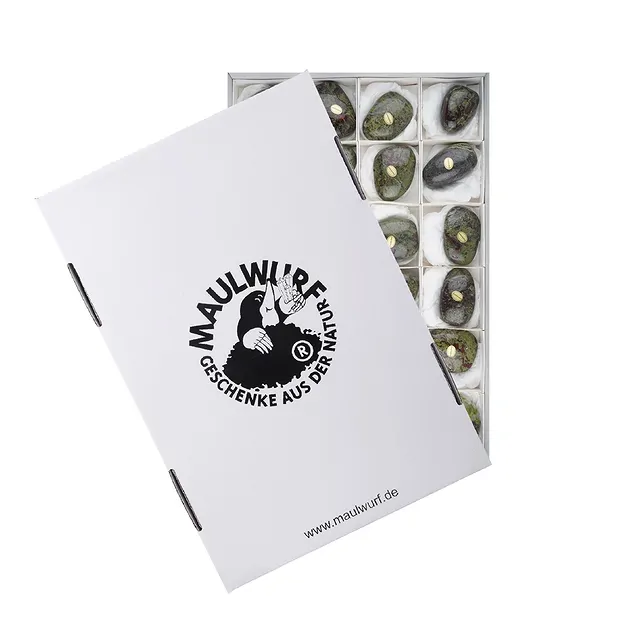 Pietre burattate Epidoto quarzite (pietra del drago), 5,0 - 6,0 cm (24 pz./ UC) | Marco Schreier