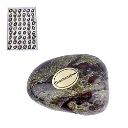 0549353054 Pierres roulées Épidote-Quartzite (pierre de dragon), 3,5 - 4,0cm (54 pcs/UC) | Marco Schreier