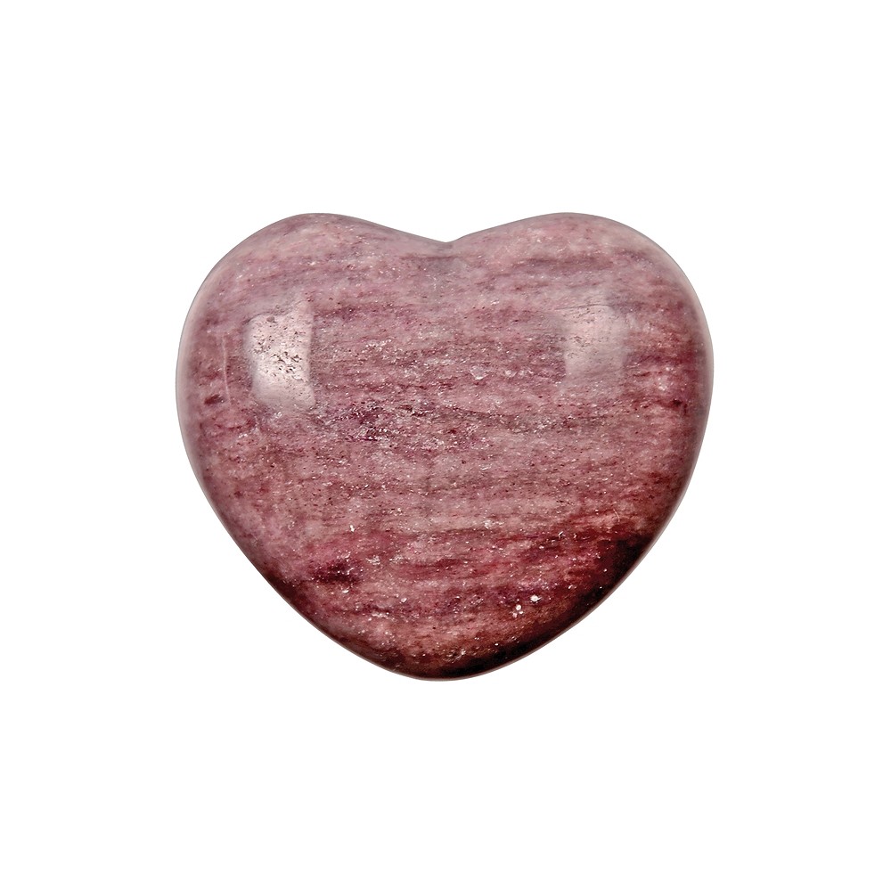 Bulbous heart, piedmontite quartz, 4.5 cm | wholesaler gems & healing stones