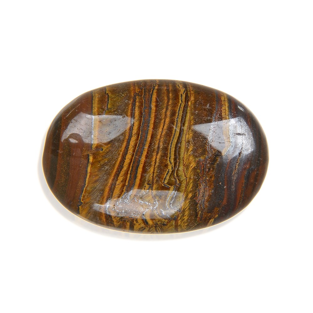 Lente de piedra Ojo de tigre jaspe | Marco Schreier