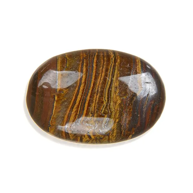 Linsenstein Tigeraugen-Jaspis | Großhändler Edelsteine, Heilsteine & Schmuck