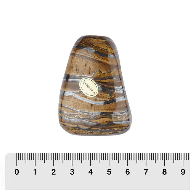 Tumbled Stones Tiger's Eye Jasper, 5,0 - 6,0cm (24 pcs./ PU) | Marco Schreier