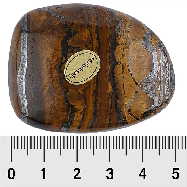 Tumbled Stones Tiger's Eye Jasper, 4,0 - 5,0cm (35 pcs./ PU) | Marco Schreier