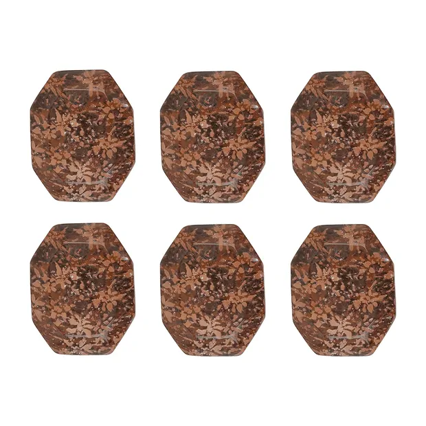 Pietra da montare riolite stellare "diaspro stellare", 3,7 x 3,0 cm (6 pz./ UC) | Marco Schreier