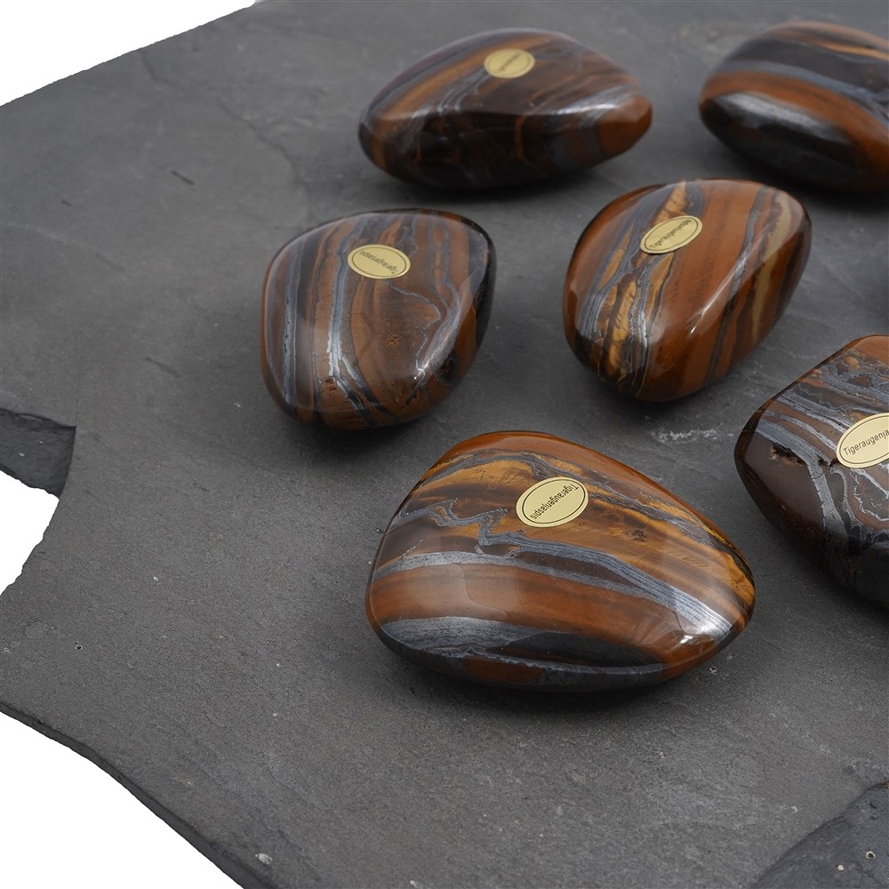 Tumbled stones star rhyolite (star jasper), 5.0 - 6.5 cm (24 pcs./ PU) | Marco Schreier