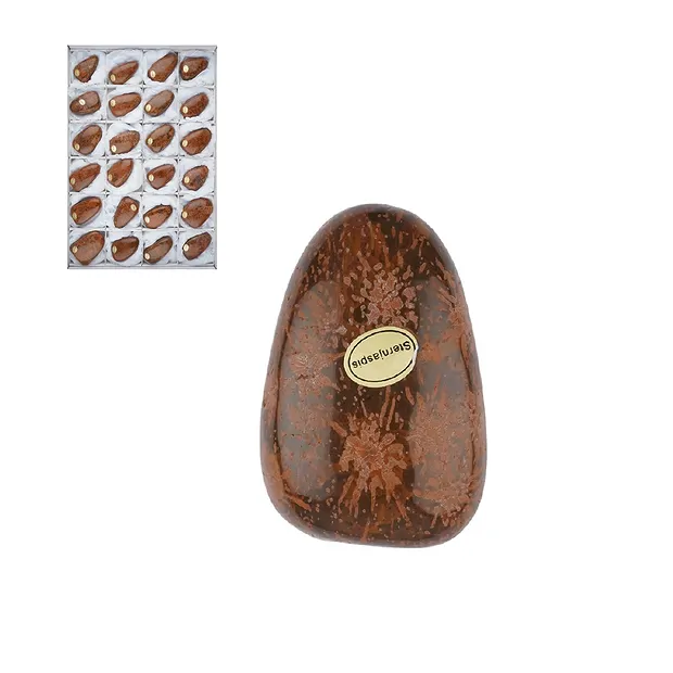 Pierres roulées, rhyolite étoilée (jaspe étoilé), 5,0 - 6,5cm (24 pcs/UC) | Marco Schreier