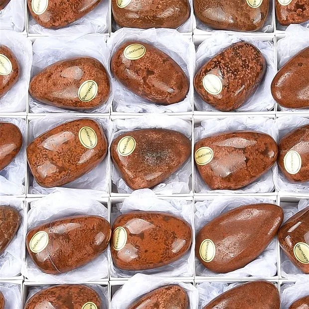 Trommelsteine Sternrhyolith (Sternjaspis), 3,5 - 4,0cm (54 St./VE) | Marco Schreier