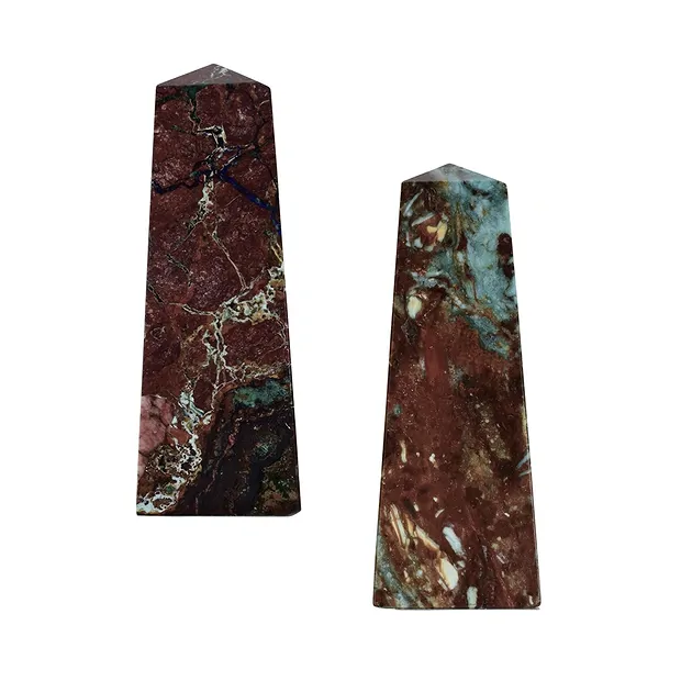 Obelisco in zarinite, 08 - 09 cm | Gemme Schreier, pietre curative e gioielli