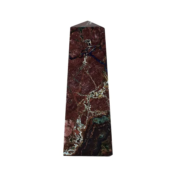 Obelisco in zarinite, 08 - 09 cm | Gemme Schreier, pietre curative e gioielli