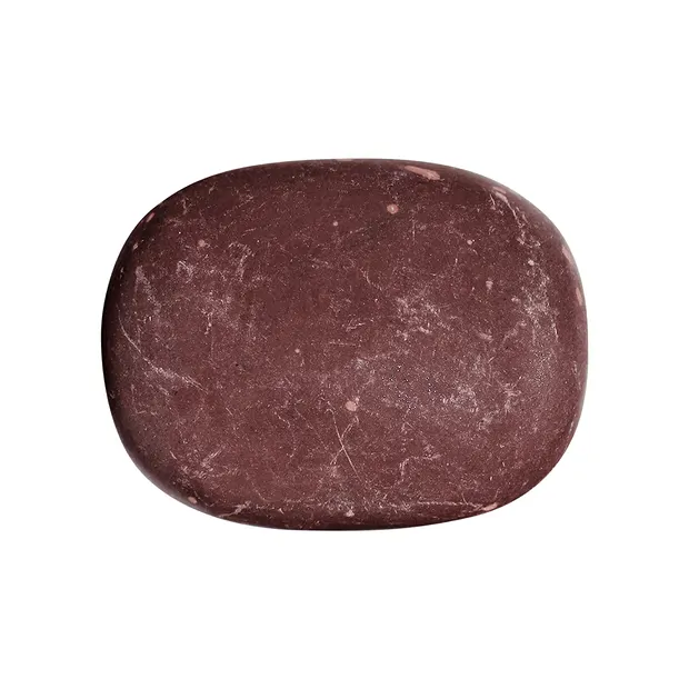 Flat Stone Rhyolite red, 3.2 x 2.6cm (6 pcs./ PU) | Marco Schreier