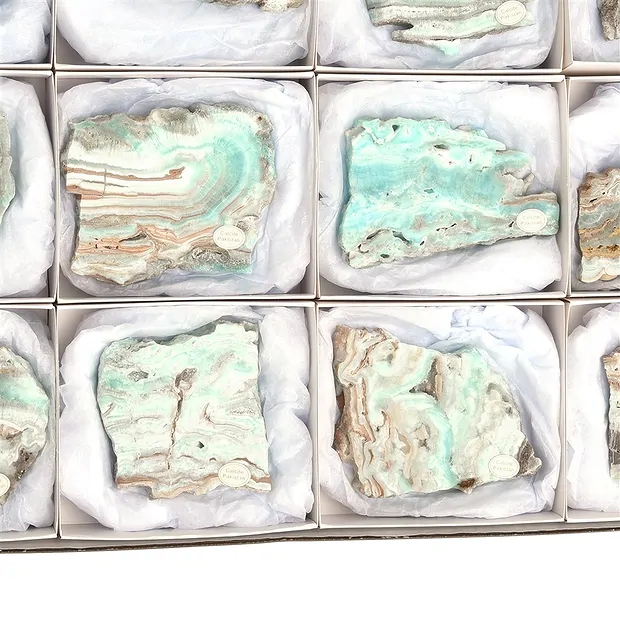 Piastre di calcite (calcite caraibica), 5,5 - 7,5 cm (12 pz./ UC) | Marco Schreier