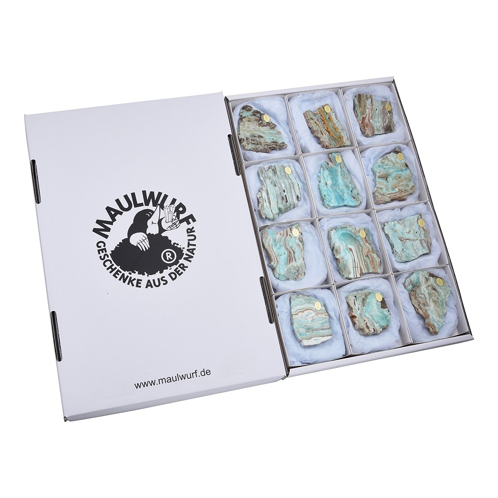 Placas de calcita (calcita caribeña), 5,5 - 7,5cm (12 unid./VE) | Marco Schreier