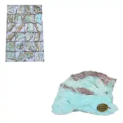 0555302124 Slabs of calcite (Caribbean calcite), 4.5 - 7.0cm (24 pcs./ PU) | Marco Schreier