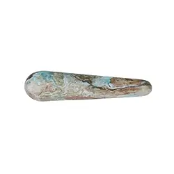 0555312902 Masajeador con punta calcita (calcita caribeña), 11-13 x 2-3cm | Marco Schreier
