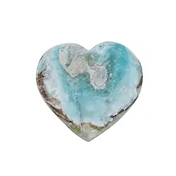 0555320900 Calcite a cuore (calcite dei Caraibi), 4,5 - 5,5 cm | Marco Schreier