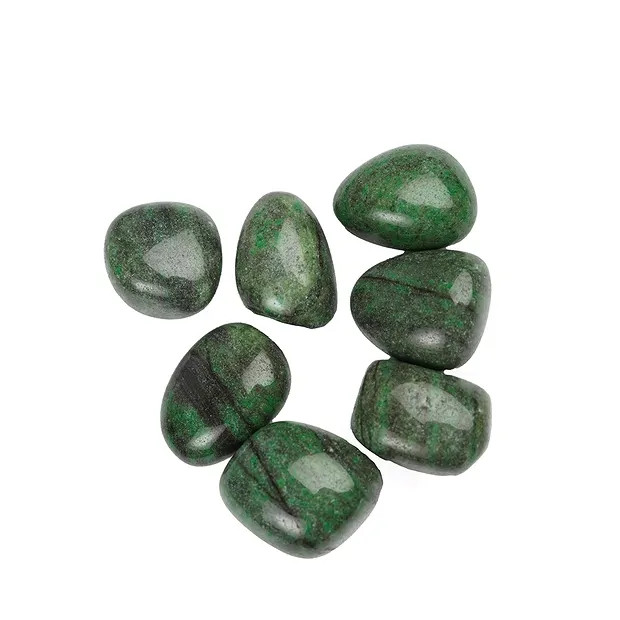 Piedra rodada Gneis (verde), tamaños variados (100g/VE) | Marco Schreier