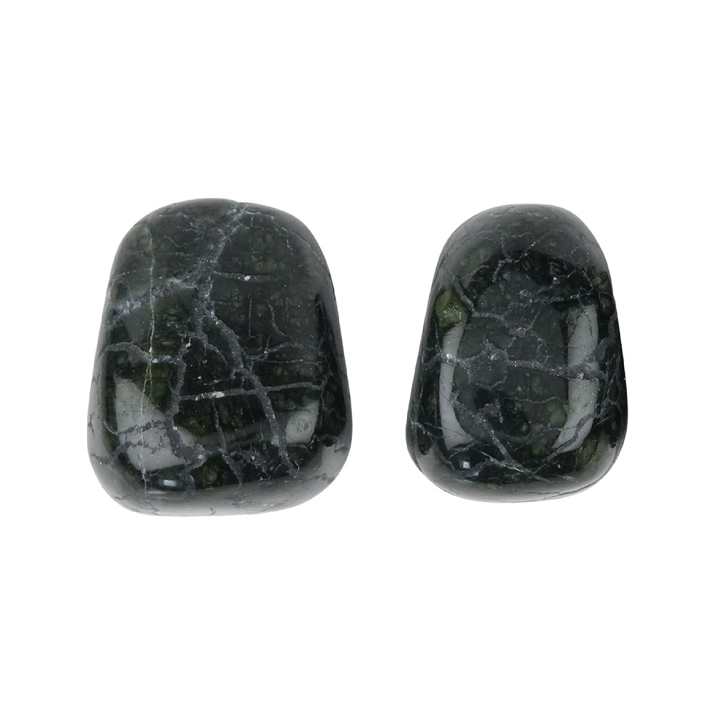 Tumbled Stones Magnetite with Olivine, mixed sizes (100g/ PU) | Marco Schreier