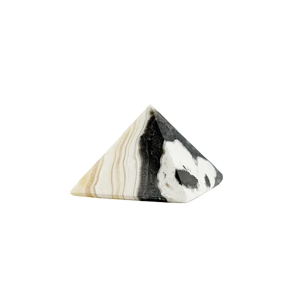 Pyramide en calcite d'albâtre, 06,0cm | Marco Schreier