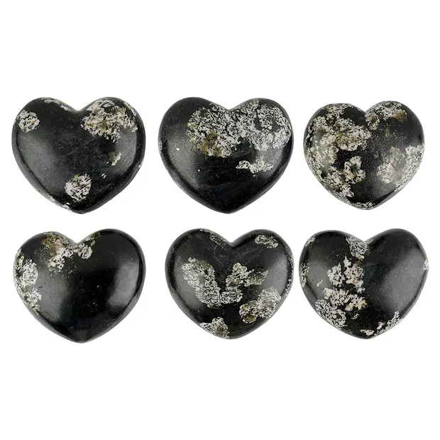 Corazón abombado, Piedra Khyber, 4,5 cm | Marco Schreier