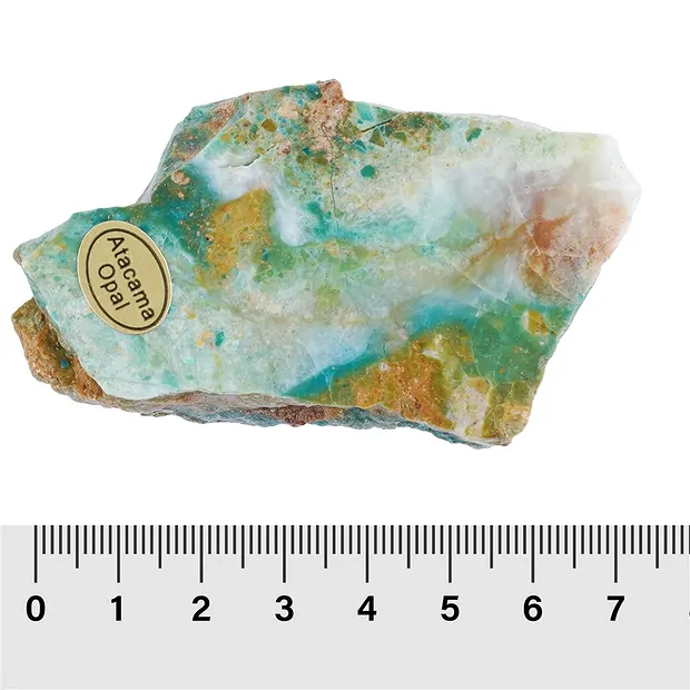 One side polished pieces Atacama Opal, 04 - 06cm (24 pcs./ PU) | Marco Schreier