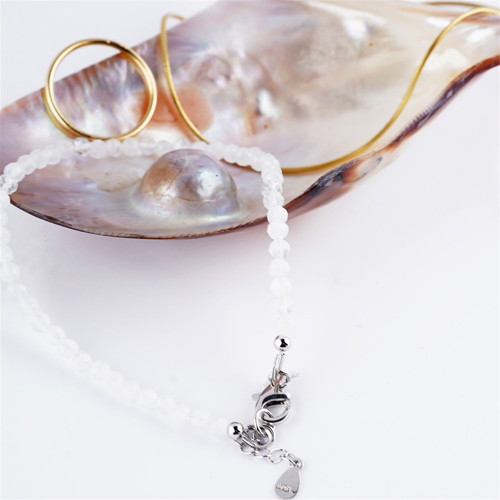 Muschelschale (Pteria penguin) rosa mit Perle, 8 x 6cm | Marco Schreier