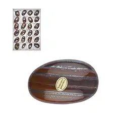 0562053024 Tumbled Stone Iron Stone banded, 5,5 - 6,0cm (24 pcs./ PU) | Marco Schreier