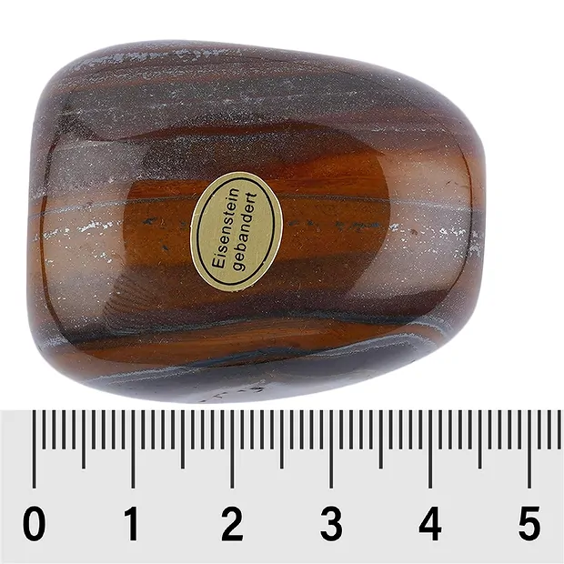 Piedra rodada de hierro en bandas, 4.7 - 5.7cm (35 unid./VE) | Marco Schreier