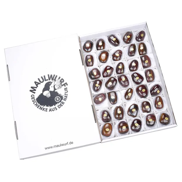 Pierres roulées en fer, 4,7 - 5,7cm (35 pcs. / UC) | Marco Schreier