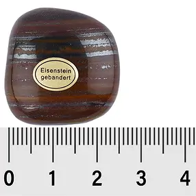 Trommelsteine Eisenstein gebändert, 3,2 - 4,2cm (54 St./VE) | Marco Schreier