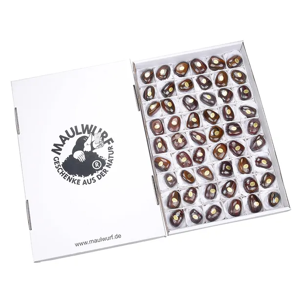 Tumbled Stone Iron Stone banded, 3,2 - 4,2cm (54 pcs./ PU) | Marco Schreier