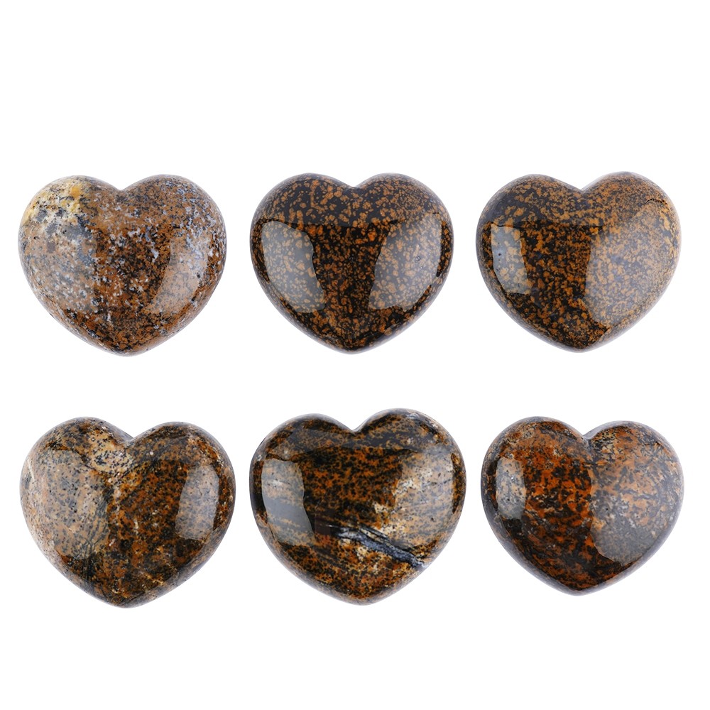 Cuore bulboso, calcedonio (salamandra), 4,5 cm | Marco Schreier