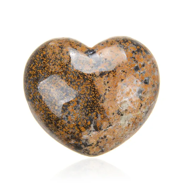 Puffy heart, chalcedony (salamander), 4.5 cm | wholesaler gems & healing stones