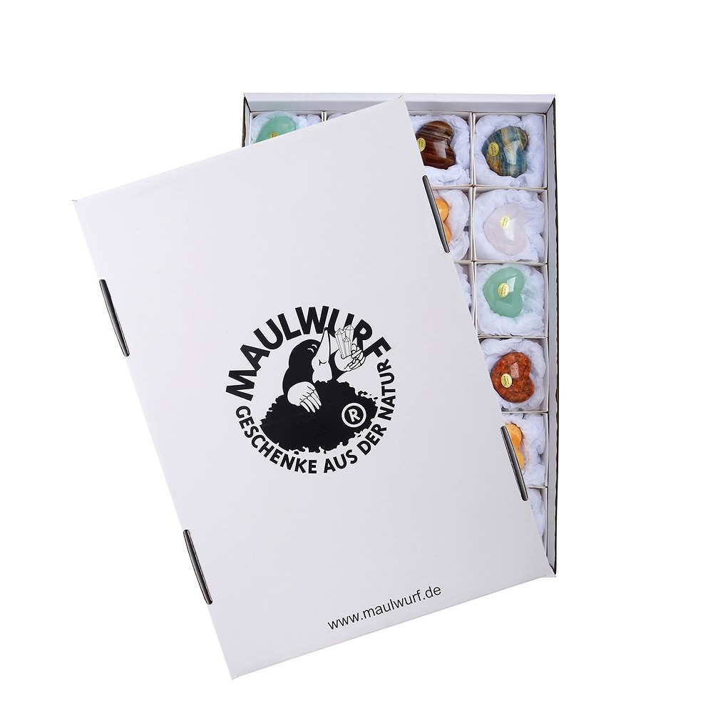 Corazones de calcita de color, 4,5 x 4,0cm (24 unid./VE) | Marco Schreier