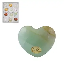 0562820455 Corazones de calcita de color, 4,5 x 4,0cm (12 unid./VE) | Marco Schreier