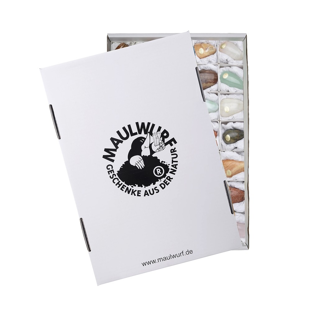 Pietre burattate di calcite (miste), 3,5 - 5,0 cm (35 pz./ UC) | Marco Schreier