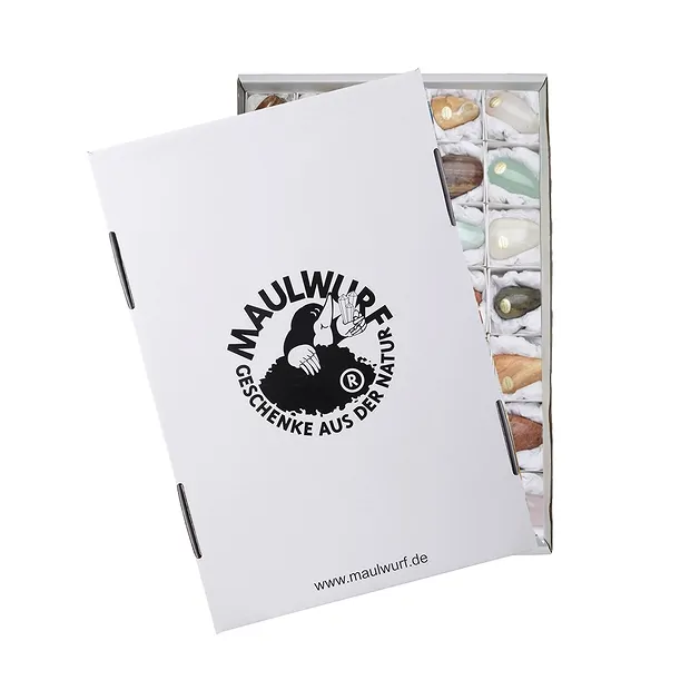 Pierres roulées Calcite (mélangé), 3,5 - 5,0cm (35 pcs/UC) | Marco Schreier