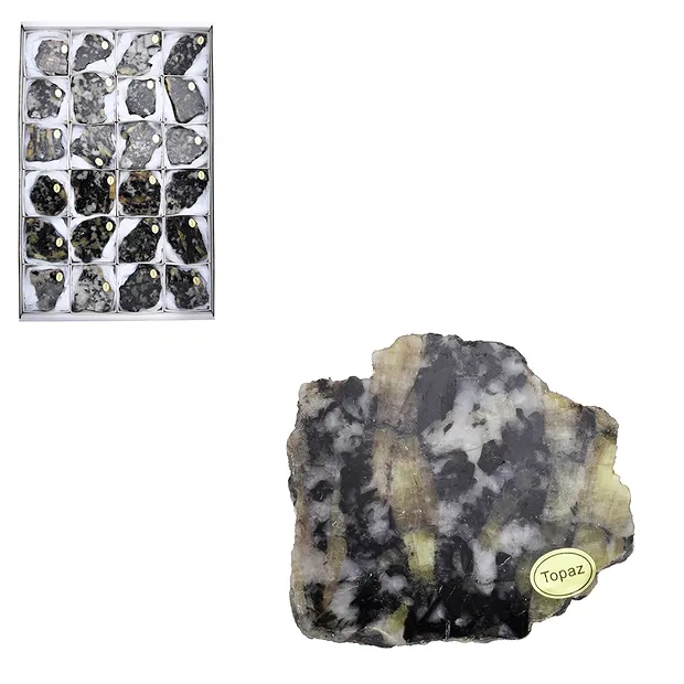 Placas Topacio (amarillo) (Pyknit), 4,5 - 6,0 cm (24 uds./paquete) | Marco Schreier