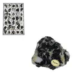 0564102135 Platten Topas gelb (Pyknit), 3,5 - 5,0cm (35 St./VE) | Marco Schreier