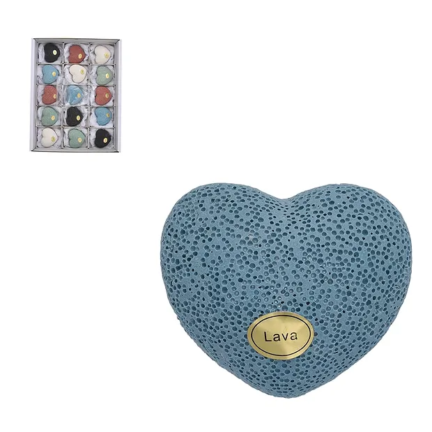 Herzen Lava bunt, 4,5 x 4,0cm (15 St./VE) | GH Edelsteine, Heilsteine & Schmuck