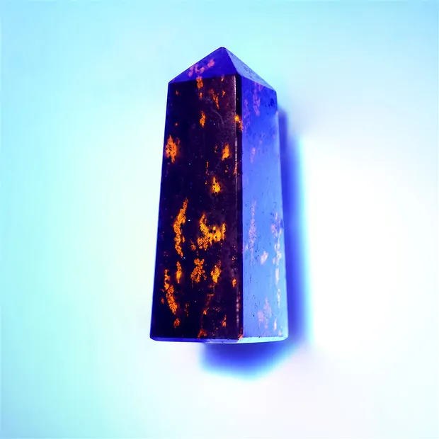 Yooperlite obelisk, 6cm | wholesaler - gems, precious & healing stones, jewelry