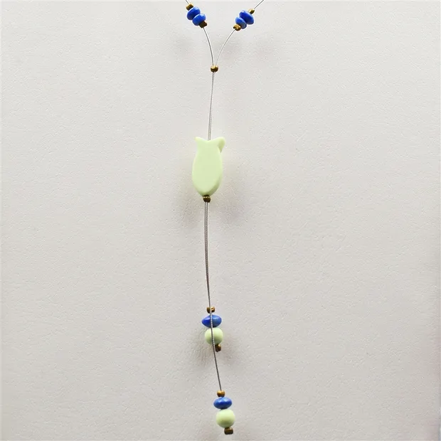 Steel design chains Lapis/Lemon Chrysoprase (5 pcs./ PU) | Marco Schreier