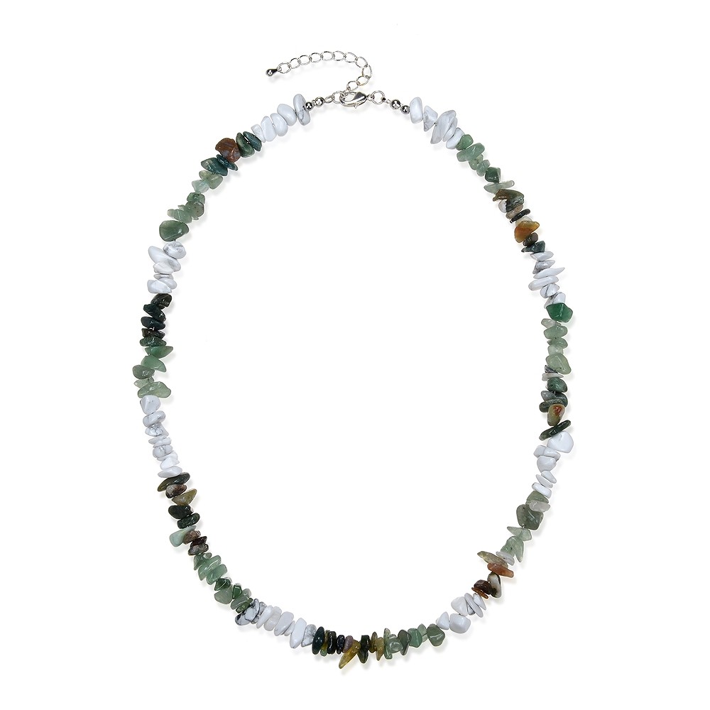 Collier Baroque Combi Aventurine, Magnésite, Agate mousse | Marco Schreier