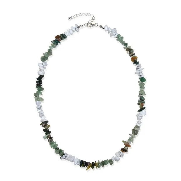 Collier Baroque Combi Aventurine, Magnésite, Agate mousse | Marco Schreier