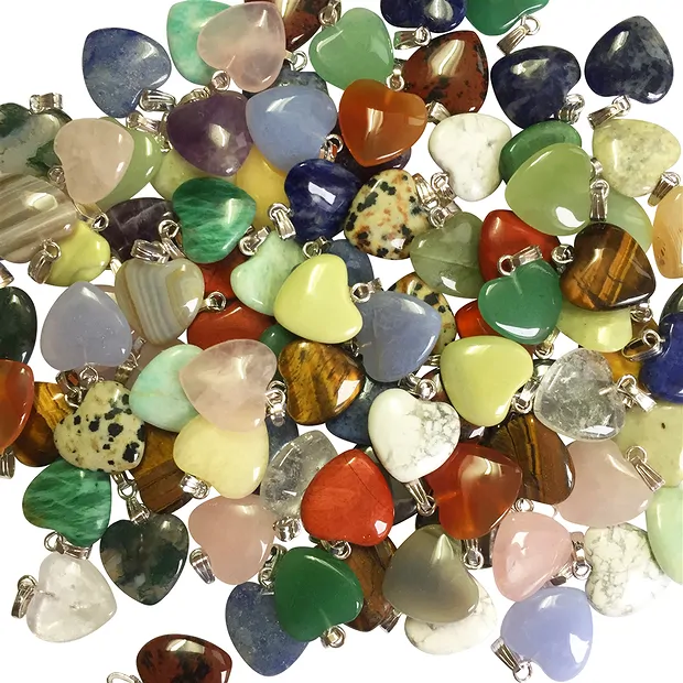 Ciondolo a cuore 1,5 cm, misto, occhiello color argento (100 pz./ UC) | Marco Schreier