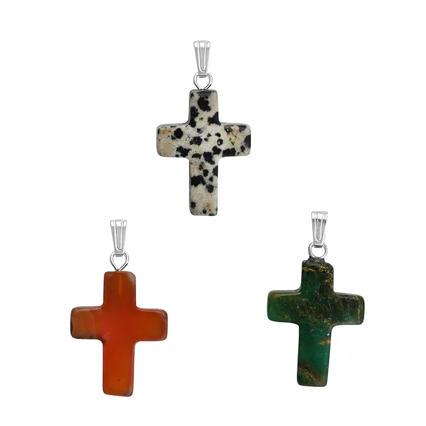 Anhänger Kreuz 1,8cm, silberfarbene Öse (100 St./VE) | Marco Schreier