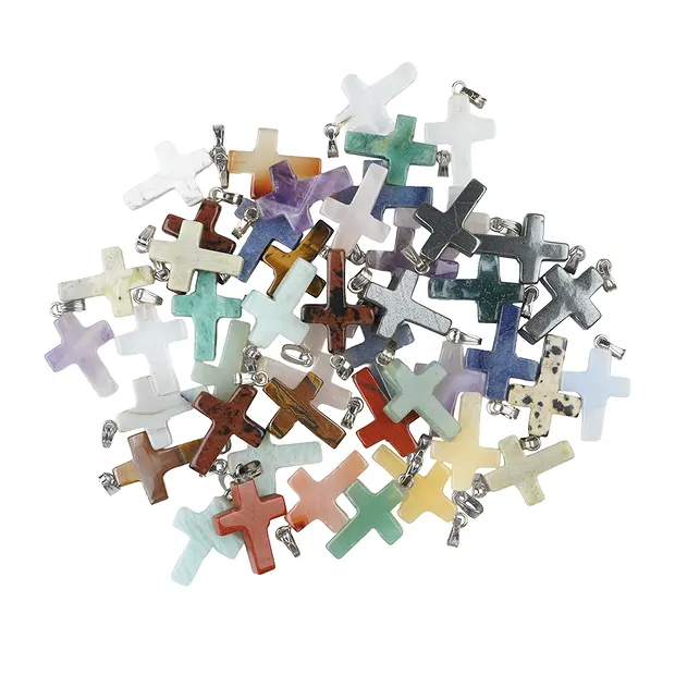 Anhänger Kreuz 1,8cm, silberfarbene Öse (100 St./VE) | Marco Schreier